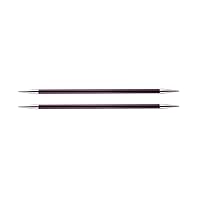 KnitPro Zing: Double Ended Knitting Pins: 15cm x 6.00mm, 6mm,Purple