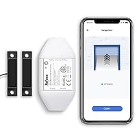 Smart Wi-Fi Garage Door Opener, Compatible with Alexa, Google Assistant, APP Remote Control, No Hub Needed