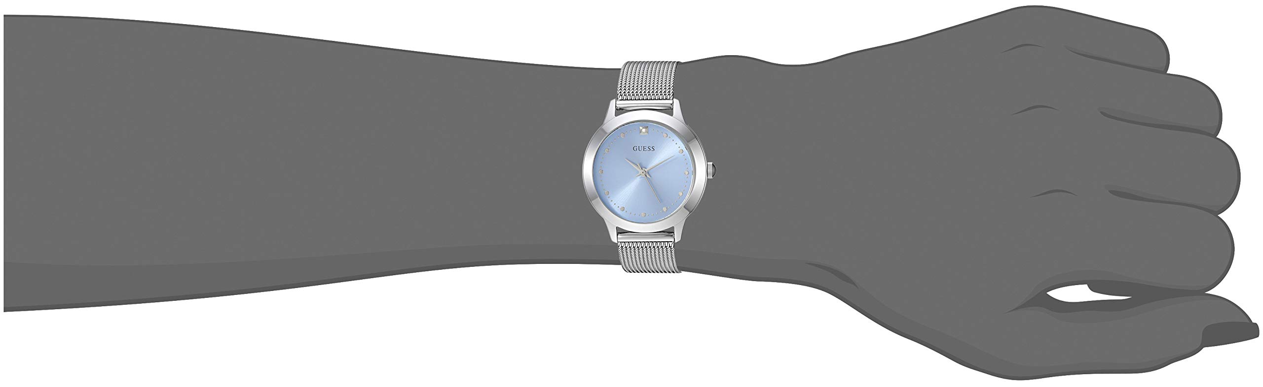 GUESS Classic Slim Stainless Steel Bracelet Watch