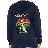Only You Can Prevent Llama Kids' Full-Zip Hoodie - Print Hooded Sweatshirt - Funny Kids' Hoodie