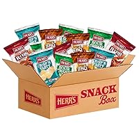 Herr's Multipack Chip Box, Assorted Flavors, Bulk Snacks - 1.5 Ounce (Pack of 24 bags)