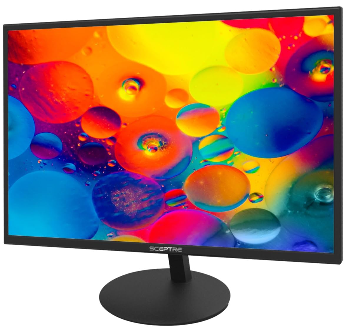 Sceptre E275W-19203R 27 inch1080P LED Monitor 99% sRGB 2X HDMI VGA Build-In Speakers, Machine Black (E275W-19203R series)