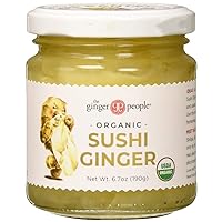 The Ginger People Organic Sushi Ginger, No Artificial Ingredients, 6.7 oz (Pack of 12)