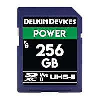 Delkin Devices 256GB Power SDXC UHS-II (V90) Memory Card (DDSDG2000256)