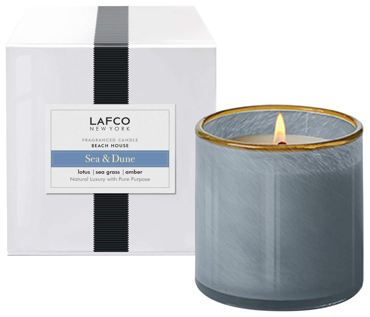 LAFCO NEW YORK - Classic Scented Soy Wax Candle in Beach House Sea & Dune (6.5 oz.)