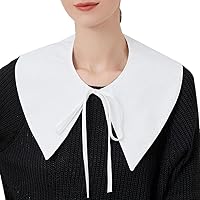 Fake Collar Detachable Blouse False Collar Half Shirts Collar Little Shawl Top Elegant for Women Girls