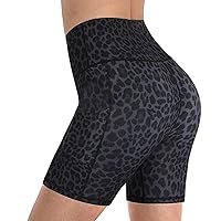 Women Workout Biker Shorts with Pockets Scrunch Butt Lifting High Waisted Yoga Gym Booty Yoga Pants