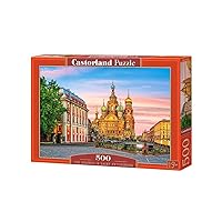 Castorland Puzzle 500 Pieces, The Church in Saint-Petersburg - В-52257