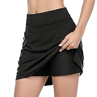 Active Skirt Tennis Skorts for Women Mini Tennis Skirt Lightweight High Rise Solid Dress Workout Skirts Girls Skorts