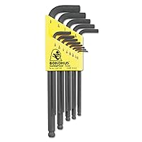10937 Set of 13 Balldriver L-wrenches, sizes .050-3/8-Inch