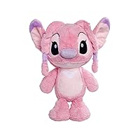 Simba 6315870030 Disney Lilo and Stitch, 25 cm Angel Plush Figure, Cuddly Toy, Plush Toy, for Children from The First Months of Life