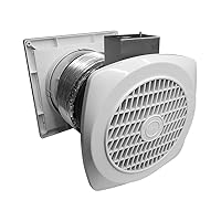 BV Ventilation Exhaust Fan for Home, Through-The-Wall Utility Fan, 70 CFM, 4.0 Sones, 6 inch