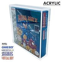 Collector Protector UV Protected Video Game Box Hard Case with Magnetic Locking slide lid & Non-skid feet compatible with US versions of Game Boy GBC GBA Virtual Boy Game Boxes