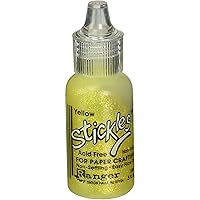 Ranger 1/2 Ounce Stickles Glitter Glue, Yellow