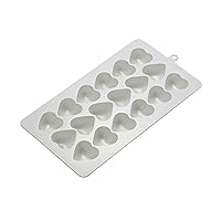 Tiger Crown WTY55 Chocolate Sink Mold, Heart No. 1307, ABS Resin, Japan, 18 Pieces