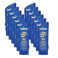 SPORT Sunscreen SPF 50 Lotion, Water Resistant Sunscreen, Body Sunscreen Lotion, 7 Fl Oz (Pack of 12)