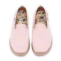 UIN Women's Slip On Loafers Lightweight Sneakers Flats Walking Casual Art Painted Travel Shoes Spray It