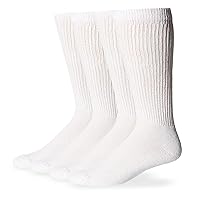 Men's Diabetic Non-Binding Mid-Calf Socks 2 Pack