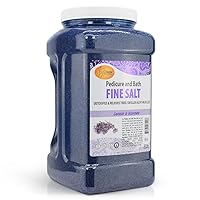 SPA REDI - Detox Foot Soak Pedicure and Bath Fine Salt, Lavender and Wildflower, 128 Oz - Made with Dead Sea Salts, Argan Oil, Coconut Oil, and Essential Oil, Hydrates, Softens and Moisturizes