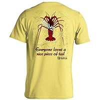 Lobster Scuba Diving T-Shirt: Mens Short Sleeve for Fishing, Spearfishing, Boating, and Beach