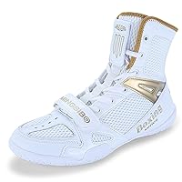 Men's Wrestling Shoes, Lightweight Boxing Sports Fitness Shoes Breathable Kickboxing Training Shoes for Youth, Men and Women