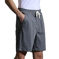 Mens Running Shorts 4.5 inch Training Workout Gym Shorts Cotton Casual Sweat Shorts Basic Sweatpant with Pockets