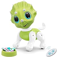 RC Dinosaurs Toys for Boys and Girls - Remote Control Robot Toy with Interactive Gestures, Program, Walking and Dancing | Gift Ideas for Kids Age 3 to 8