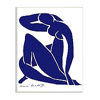 Stupell Industries Minimal Abstract Purple Nude Woman Matisse Artist, Designed by ROS Ruseva Wall Plaque