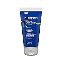 Facial Cleanser, Daily Oil Free Hydrating Face Wash by the makers of Differin Gel, Gentle Skin Care for Acne Prone Skin, PHAs, 6 Oz.