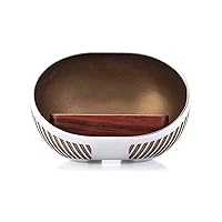Royal Selangor Hand Finished Phonos Collection Pewter Cell Phone Music and Sound Power-Free Pod Amplifier Bronze - Large - fits max 0.4