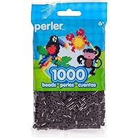 Perler 80-15262 Bulk Fuse Beads for Craft Activities 1000pcs, Cocoa Brown, Small