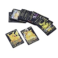GX Rare Cards V Series Cards Vmax Rares, DX Charizard Card and Common/Uncommons Mystery Card Vmax Card Collecting Gold 55 PCS TCG Deck Box Including Gold Foil Card Assorted Cards 