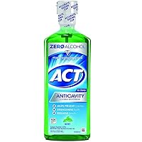 ACT Anticavity Fluoride Rinse Mint 18 oz ( Pack of 4)