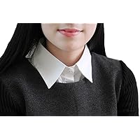 Magik Choker Necklace Unisex Women Peter Pan Detachable Lapel Shirt Fake False Collar
