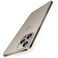 Dataroad for iPhone 15 Pro Max Slim Case,0.2mm Fit [Paper-Thin]Lightweight Case Translucent Matte Finish PP Back Protection[Anti-Fingerprints&Yellowing],Compatible with iPhone 15 Pro Max 6.7Inch-Grey