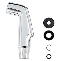Awelife Universal Fit Sink Spray Attachment, Kitchen Side Sprayer Head, Pull Out Spray Head, Faucet Sprayer Replacement, Chrome