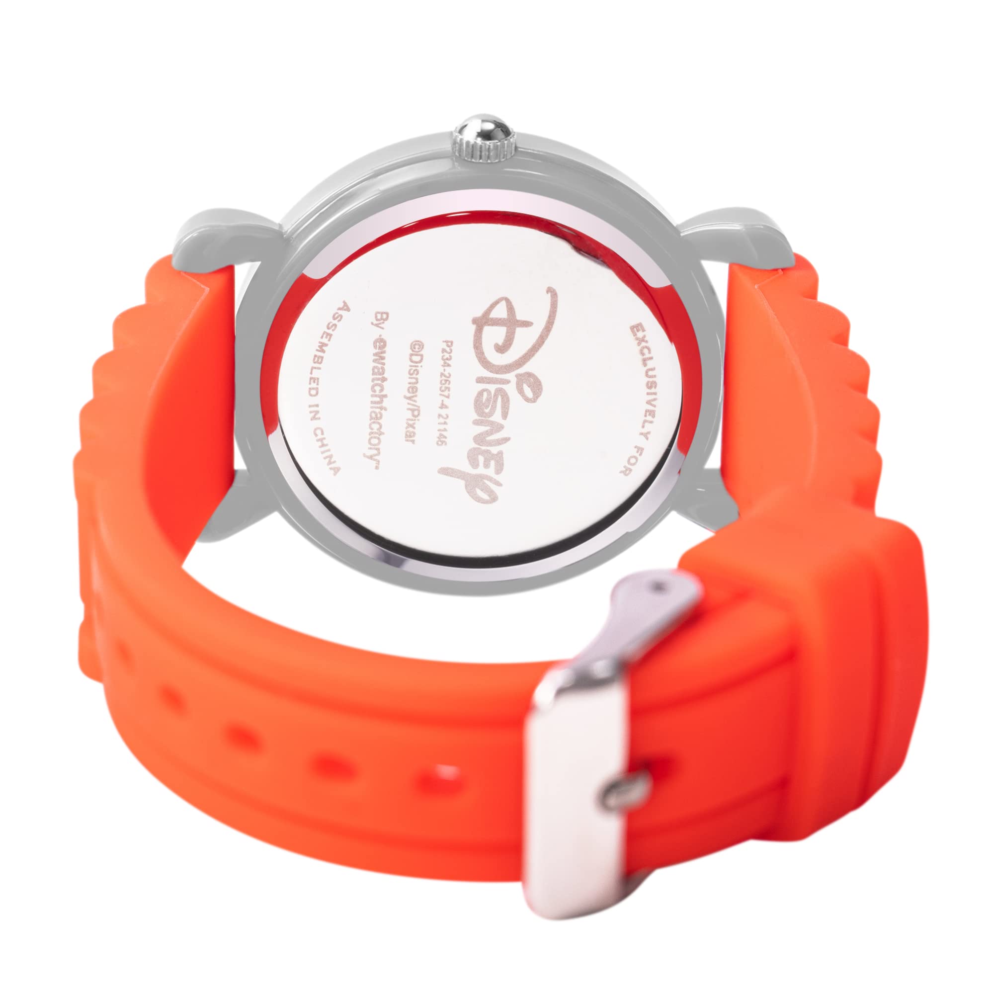 Disney Turning Red Kids' Plastic Time Teacher Analog Quartz Silicone Strap Watch