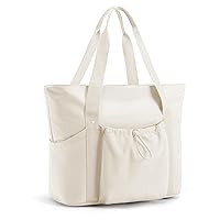 BAGSMART Women Tote Bag Large, Travel Tote Shoulder Bag with Compartment, Top Handle Handbag for Travel, Work, Gym, Shop