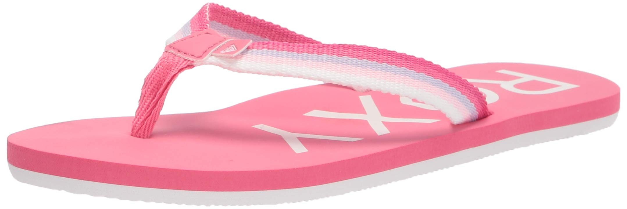 Roxy Girls Rg Colbee Flip Flop Sandal, Pink 211, 2 Little Kid