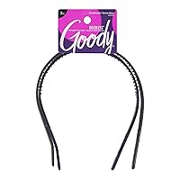 Goody Ouchless Flex Thin Pressure-Free Headband , Assorted Colors - Soft and Strong for a Comfortable Fit - for All Hair Types - Pain-Free Hair Accessories for Women and Girls 2 Count (Pack of 1)