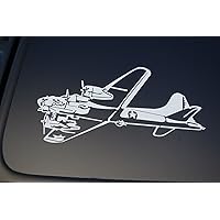 B-17 Bomber Flying Fortress Vinyl Sticker Decal (V218) War Bird Plane Military (8