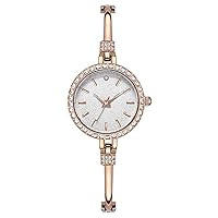 ADSBIAOYE Fashion Luxury Wrist Watch for Women Delicate Small Dial Elegant Diamond Waterproof Quartz Watch