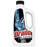 Drano Liquid Drain Clog Remover and Cleaner for Shower or Sink Drains, Unclogs and Removes Hair, Soap Scum, Bloackages, 32 oz