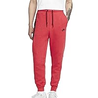 Nike Tech Fleece Men's Jogger Pant Size - Medium Red/Black