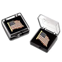 Authentic American Flag Pin Unisex lapel for men and Women Patriotic Design USA