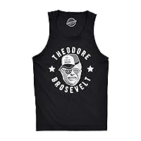 Mens Fitness Tank Theodore Brosevelt Tanktop Funny 4th of July Shirt