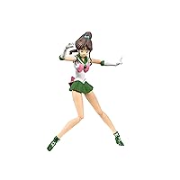 BANDAI Spirits S.H. Figuarts Sailor Moon Sailor Jupiter Animation Color Edition (Resale Version), Approx. 5.9 inches (150 mm), PVC & ABS, Pre-Painted Action Figure