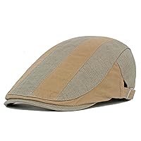 [Echana] ハンチング帽子 キャスケット キャップ メンズ 帽子 ベレー帽 アウトドア用 旅行用 紫外線対策 56-61cm