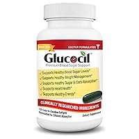 Glucocil – Premium Blood Sugar Support - Over 2 Million Bottles Sold - Supports The 3 Essentials for Healthy Blood Sugar - Since 2008, with Berberine, Proprietary Mulberry Leaf, and More