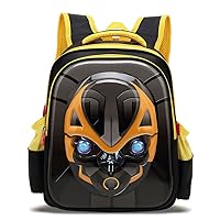 1 Boys Backpack, 3D Anime for Primary Elementary Kindergarten Lightweight Waterproof School Bag Age 5-9 Children